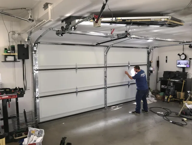 Professional garage door repair service by Westminster Garage Door Repair in Westminster
