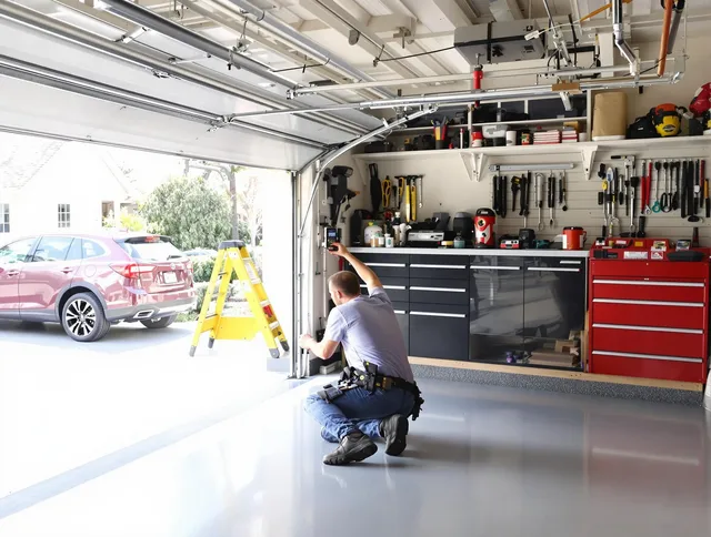 Local garage door repair service by Westminster Garage Door Repair in Westminster