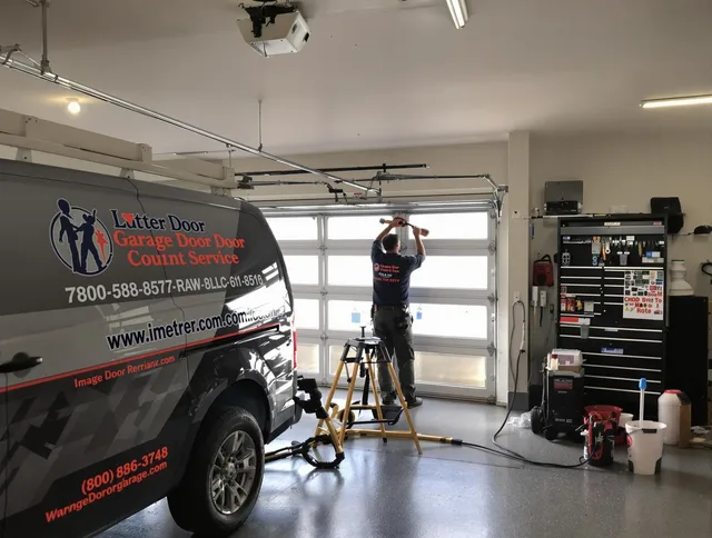Westminster Garage Door Repair team performing same-day garage door repair in Westminster